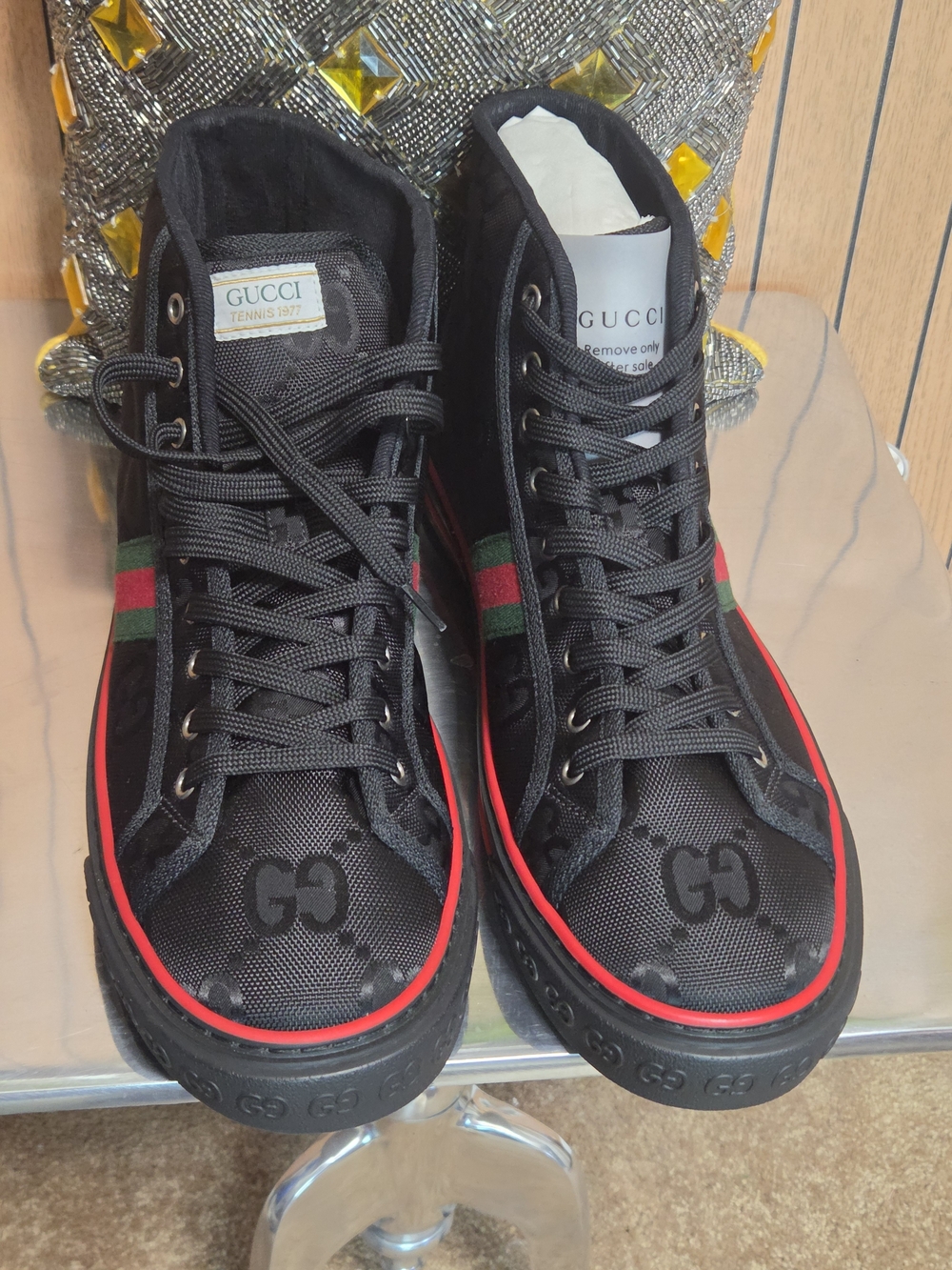 Gucci Men’s Black High-Top Off The Grid